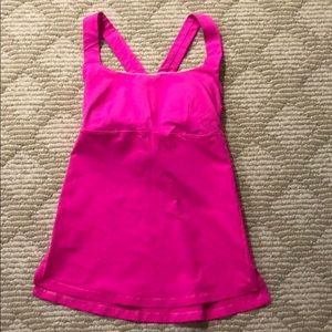 Built in bra with slits